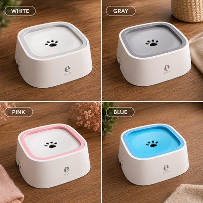 SplashGuard™ Floating Water Bowl – No-Spill, Non-Slip & Large Capacity