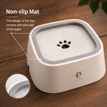 SplashGuard™ Floating Water Bowl – No-Spill, Non-Slip & Large Capacity