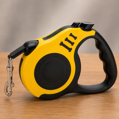 PawGlide™ Pro | Retractable Dog Leash with Safety Brake & Lock